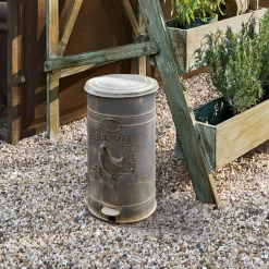 LOBERON Abfalleimer Gris Outlet