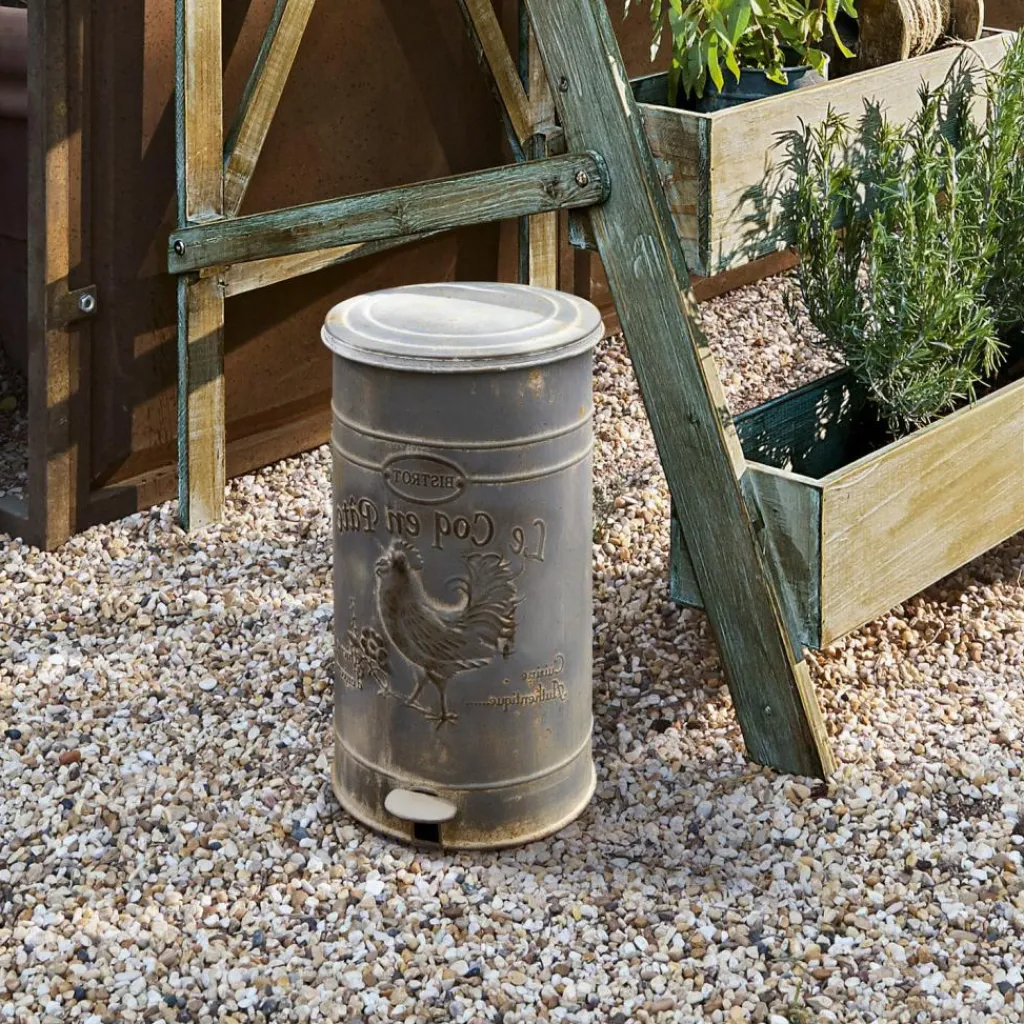 LOBERON Abfalleimer Gris Outlet
