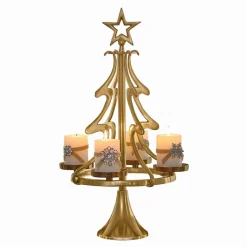 LOBERON Adventskranzständer Gaetana gold Outlet