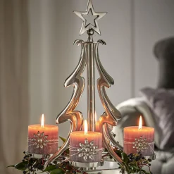 LOBERON Adventskranzständer Gaetana silber Online