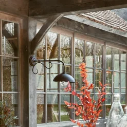 LOBERON Außenwandlampe Lupia schwarz