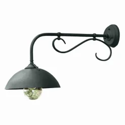 LOBERON Außenwandlampe Lupia schwarz