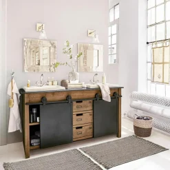 LOBERON Badematte 2er Set Faelwyn grau Sale