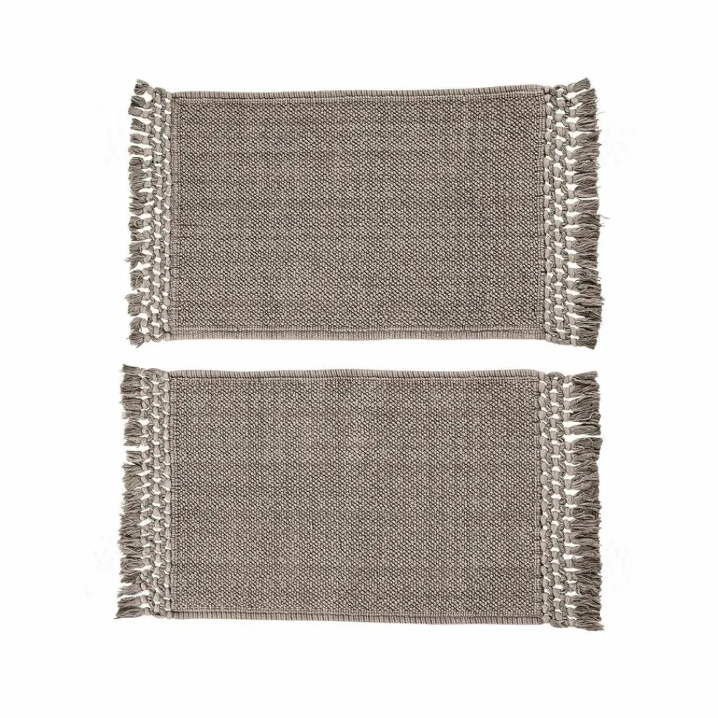 LOBERON Badematte 2er Set Faelwyn grau Sale