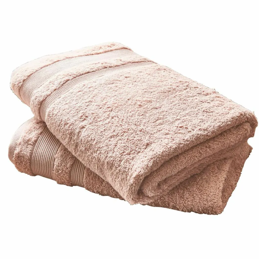 LOBERON Badetuch 2er Set Bourogne terrakotta Outlet