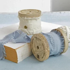 LOBERON Band 2er Set Valethor blau/creme Clearance