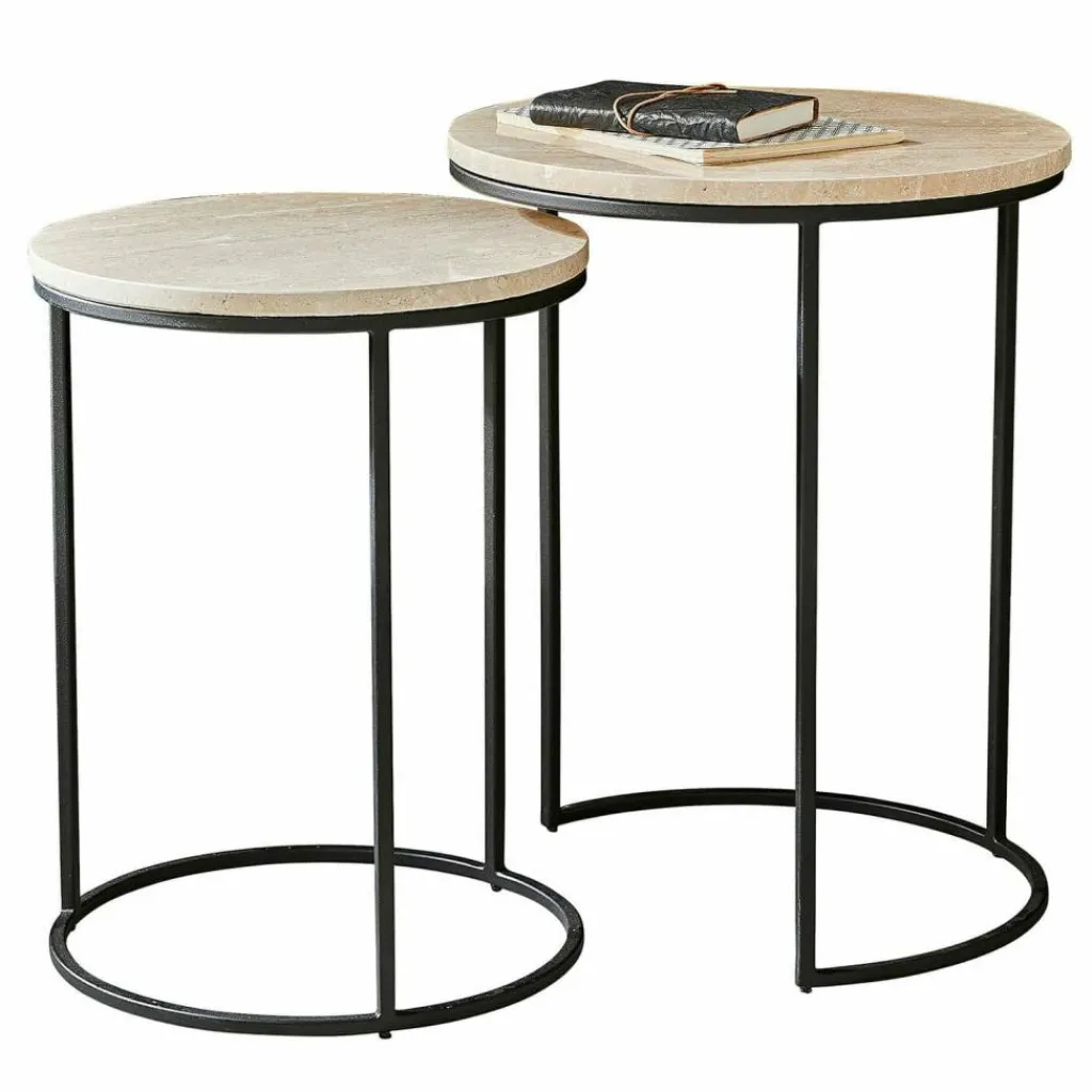 LOBERON Beistelltisch 2er Set Émorieux Discount