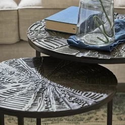 LOBERON Beistelltisch 2er Set Petrosini Outlet