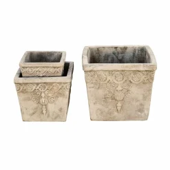 LOBERON Übertopf 3er Set Bissone Hot