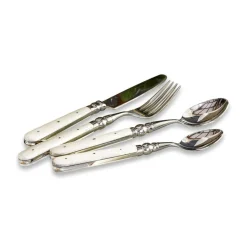 LOBERON Besteck Bigeste silber/weiß
