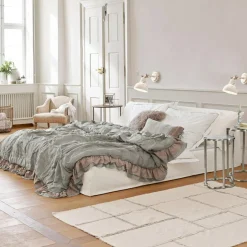 LOBERON Bett Cottonwood weiß Outlet