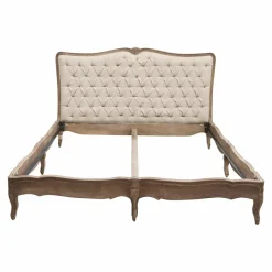 LOBERON Bett Declaire leinen/braun Clearance