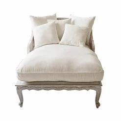 LOBERON Chaiselongue Dronne creme Online