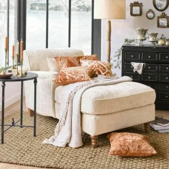 LOBERON Chaiselongue Isa creme Hot