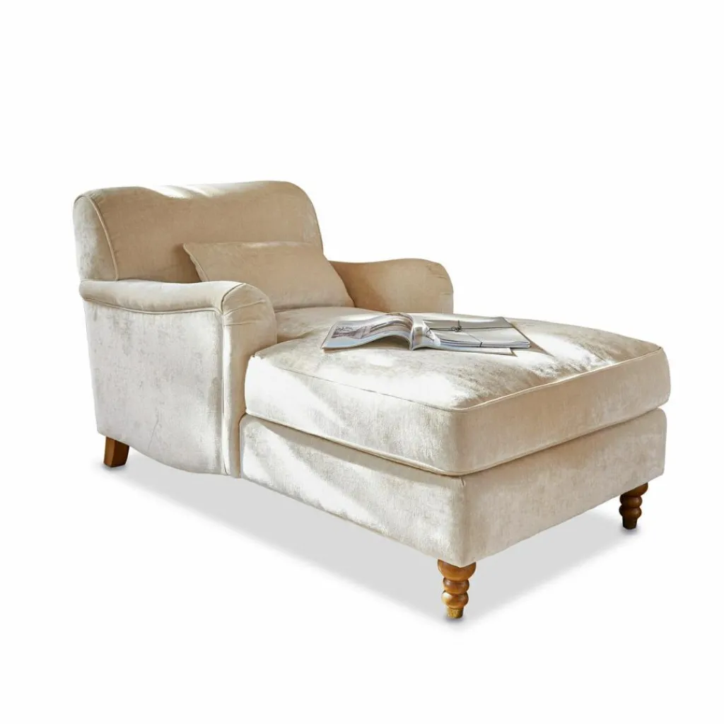 LOBERON Chaiselongue Isa creme Hot