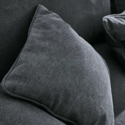 LOBERON Chaiselongue Seaford dunkelgrau Outlet
