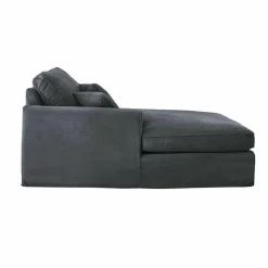 LOBERON Chaiselongue Seaford dunkelgrau Outlet