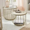 LOBERON Couchtisch 2er Set Lawson Hot