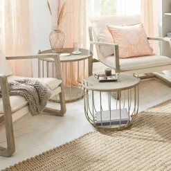 LOBERON Couchtisch 2er Set Lawson Hot