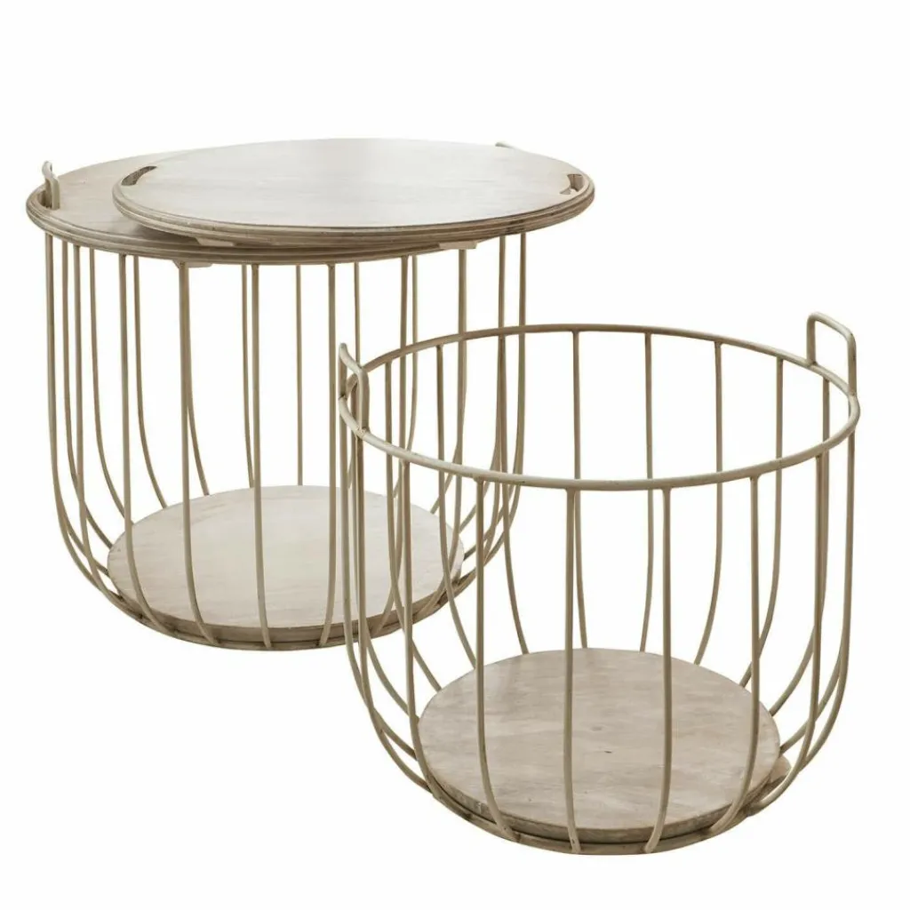 LOBERON Couchtisch 2er Set Lawson Hot