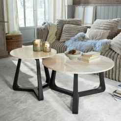 LOBERON Couchtisch 2er Set Tressane Best