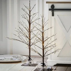 LOBERON Deko-Baum 2er Set Hellerud Rot"> Best