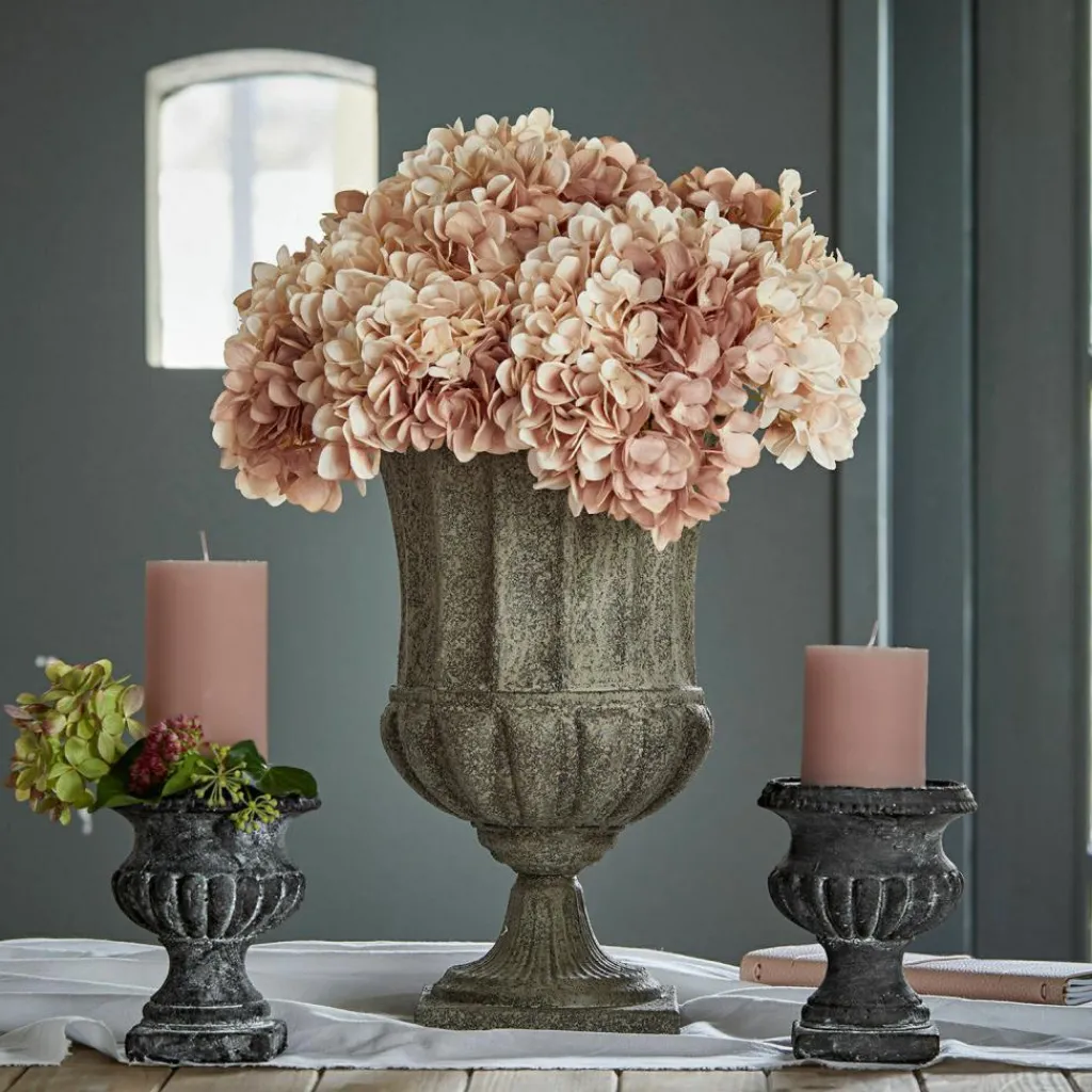 LOBERON Deko-Blume 3er Set Amarente rosa/grün Clearance