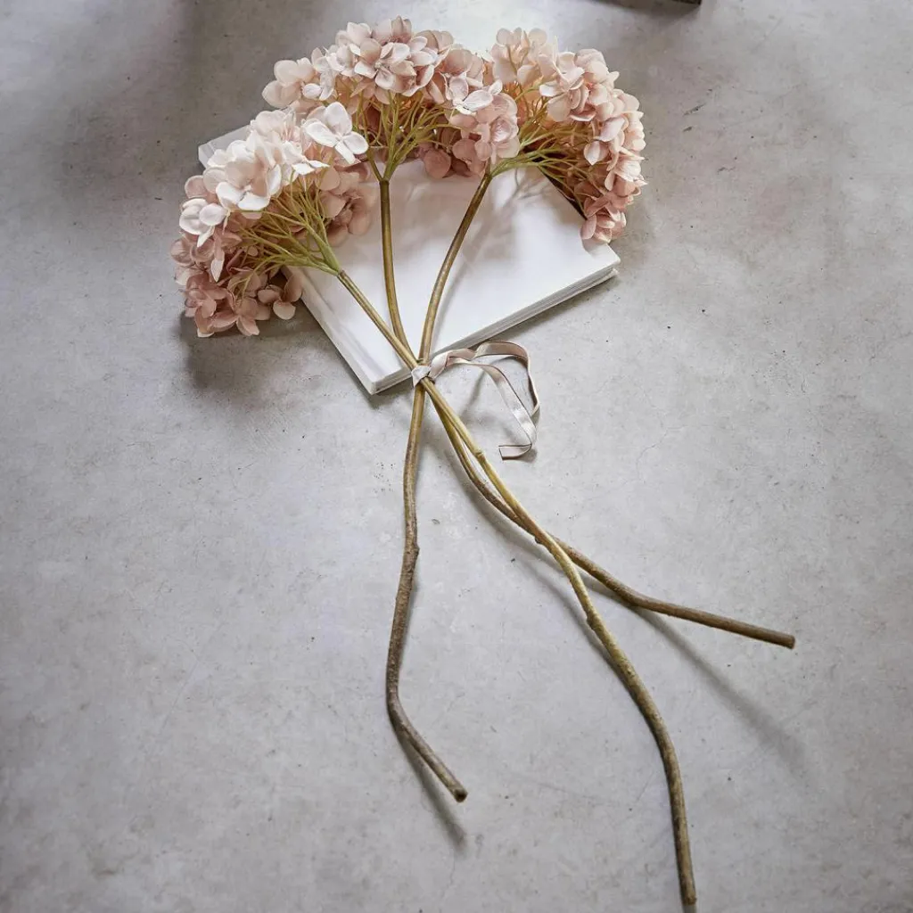 LOBERON Deko-Blume 3er Set Amarente rosa/grün Clearance