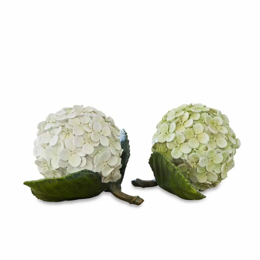 LOBERON Dekoblume 2er Set Hortensie grün/weiß Online