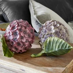 LOBERON Dekoblume 2er Set Hortensie lila/pink Best