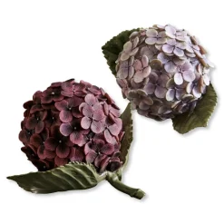 LOBERON Dekoblume 2er Set Hortensie lila/pink Best