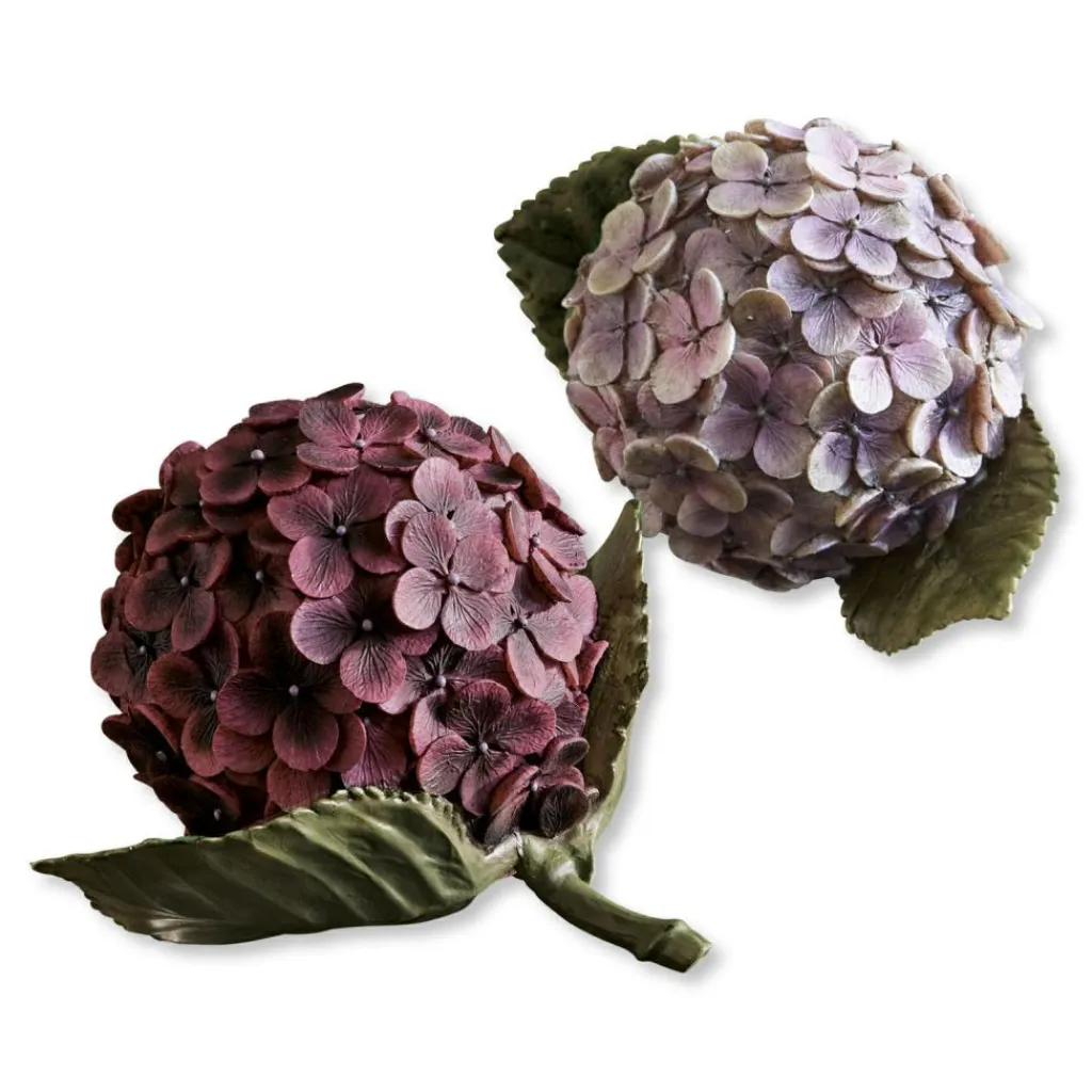 LOBERON Dekoblume 2er Set Hortensie lila/pink Best