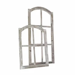 LOBERON Deko-Fenster 2er Set Parakou Clearance
