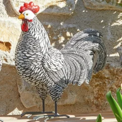 LOBERON Deko-Huhn 2er Set Mannis Hot