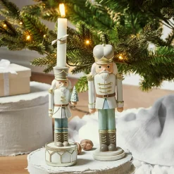 LOBERON Deko-Nussknacker mit Kerzenständer Ellicott