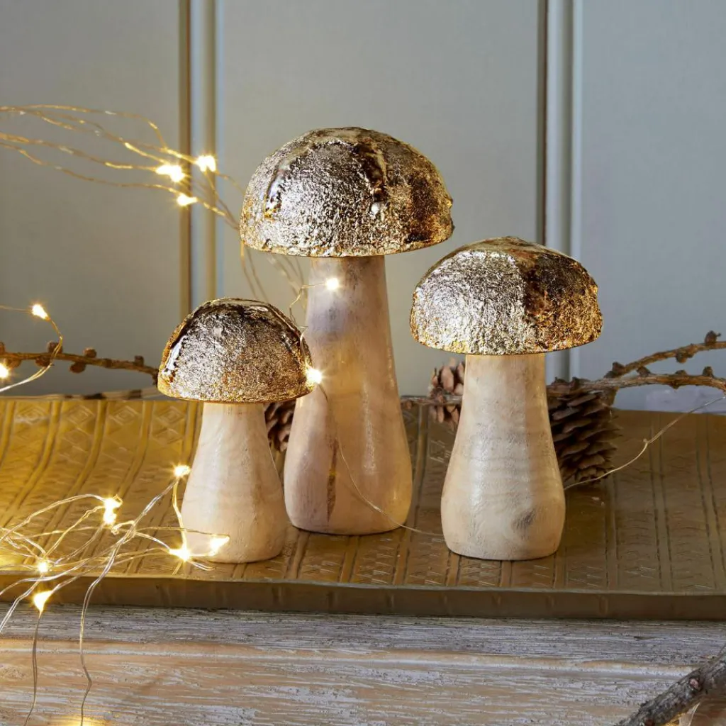 LOBERON Deko-Pilz 3er Set Myrska Outlet