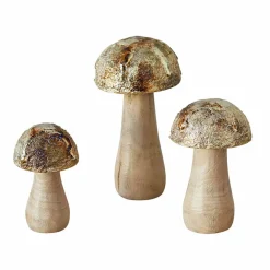 LOBERON Deko-Pilz 3er Set Myrska Outlet