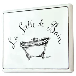 LOBERON Deko-Schild La salle de bain New