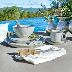 LOBERON Dessertteller 6er Set Biarré grau Online