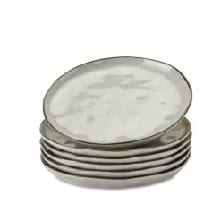 LOBERON Dessertteller 6er Set Biarré grau Online