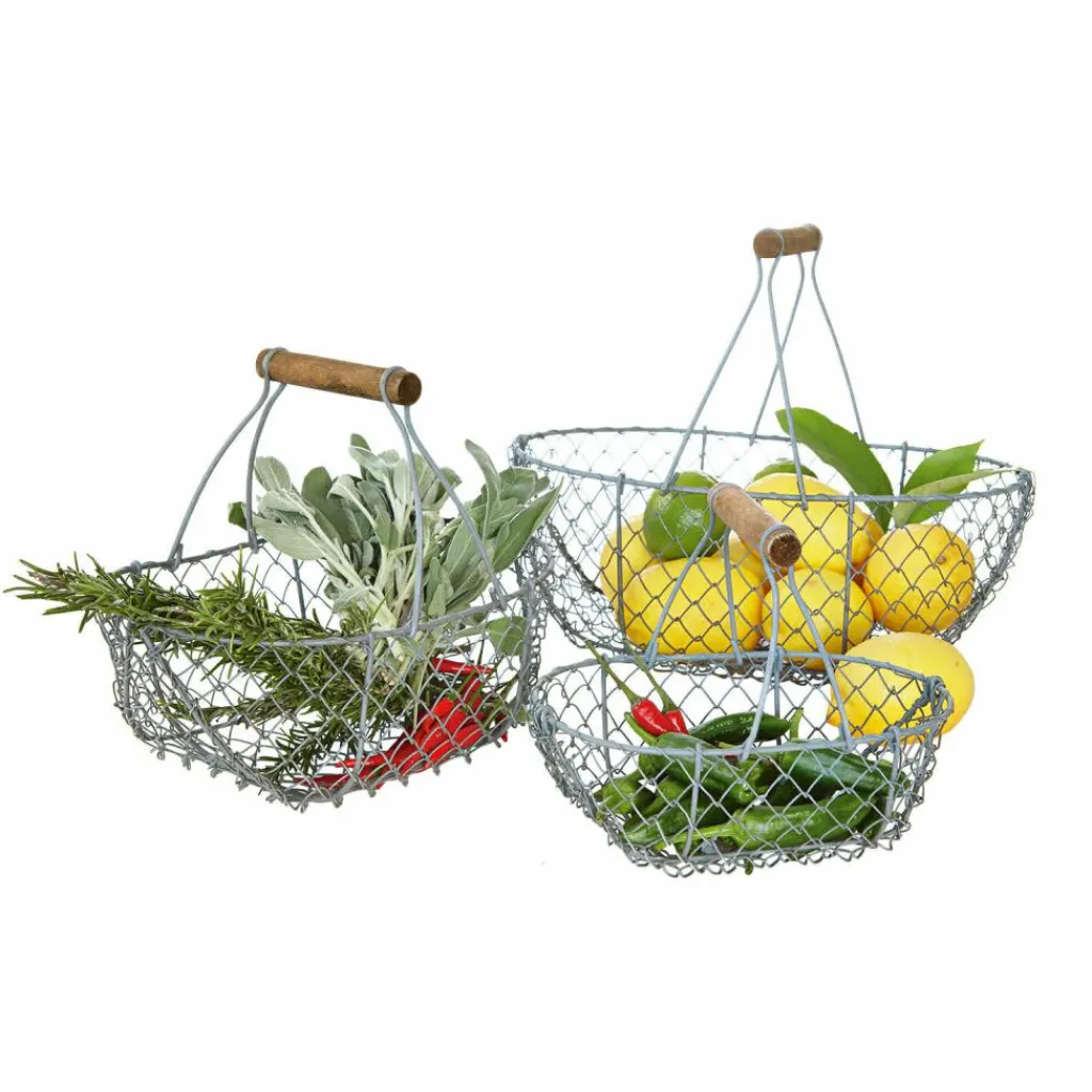 LOBERON Drahtkorb 3er Set Baker Discount