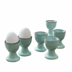 LOBERON Eierbecher 6er Set Biarré türkis Best
