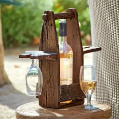 LOBERON Flaschenhalter mit Gläsern Préalon Discount