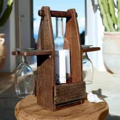 LOBERON Flaschenhalter mit Gläsern Préalon Discount