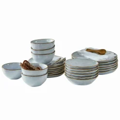 LOBERON Geschirr 24er Set Veena Best