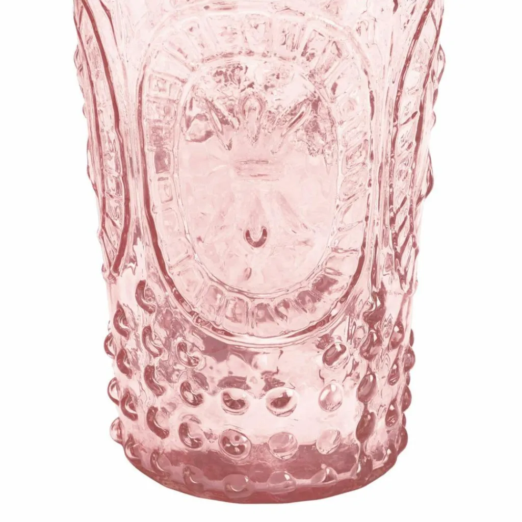 LOBERON Glas 6er Set Fleury rosa