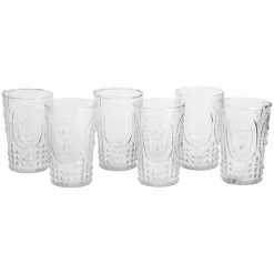 LOBERON Glas 6er Set Fleury klar New