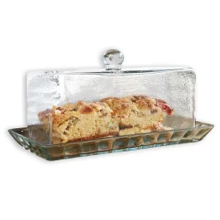 LOBERON Glasglocke mit Platte Nelia Outlet