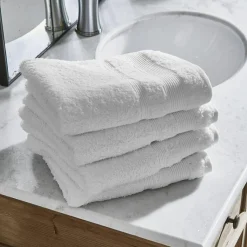 LOBERON Handtuch 4er Set Bourogne weiß