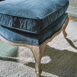 LOBERON Hocker Corlay blau/braun Clearance